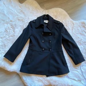 Michael Kors jacket black size 10. 70% wool 20% nylon 10% cashmere. Used